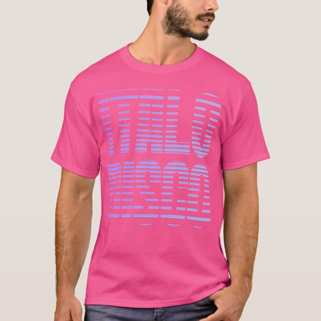 Italo Disco T Shirt (Framsida)
