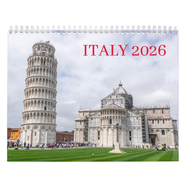Italy 2026 calendar kalender (Omslag)
