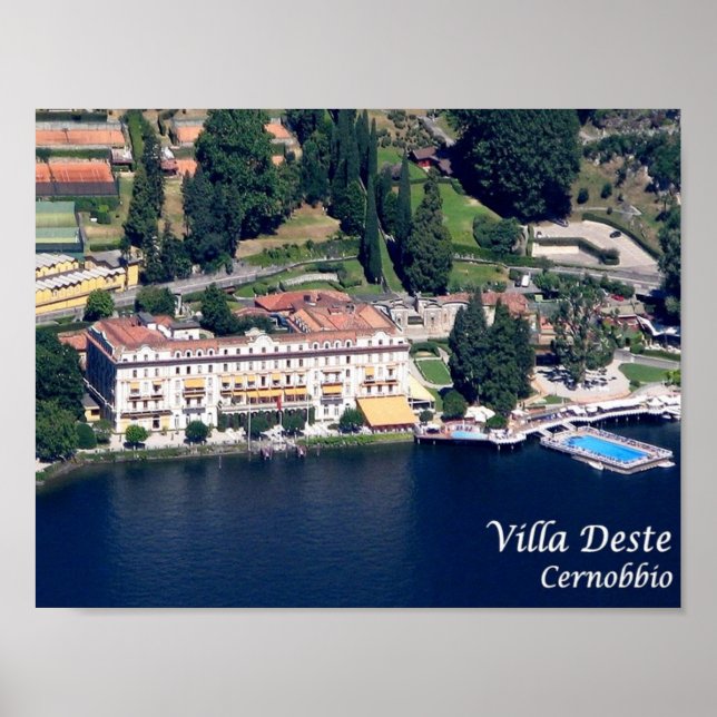 Italy - Como Lake - Cernobbio - Villa D'Este - Poster (Framsidan)