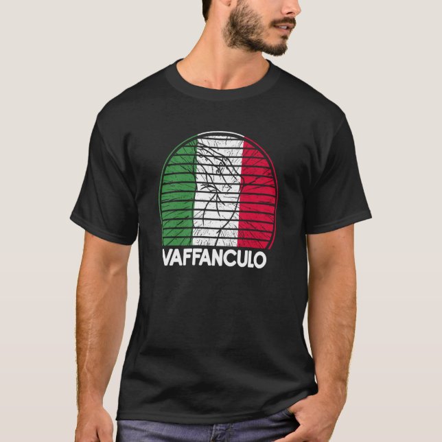 Italy Flag Italian Flag Vintage Italy T Shirt (Framsida)