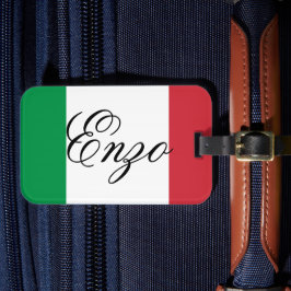 Italy Flag Italian Pride Europe Country Bagagebricka