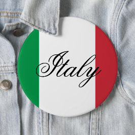 Italy Flag Italian Pride Europe Country Knapp