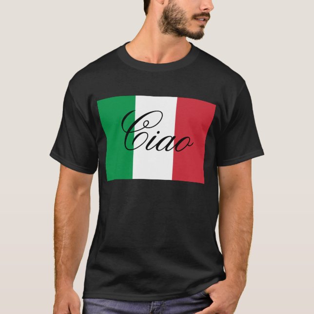 Italy Flag Italian Pride Europe T Shirt (Framsida)