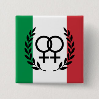 italy flag Sapphic Symbol badge Knapp