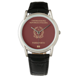 Italy passport wristwatch armbandsur