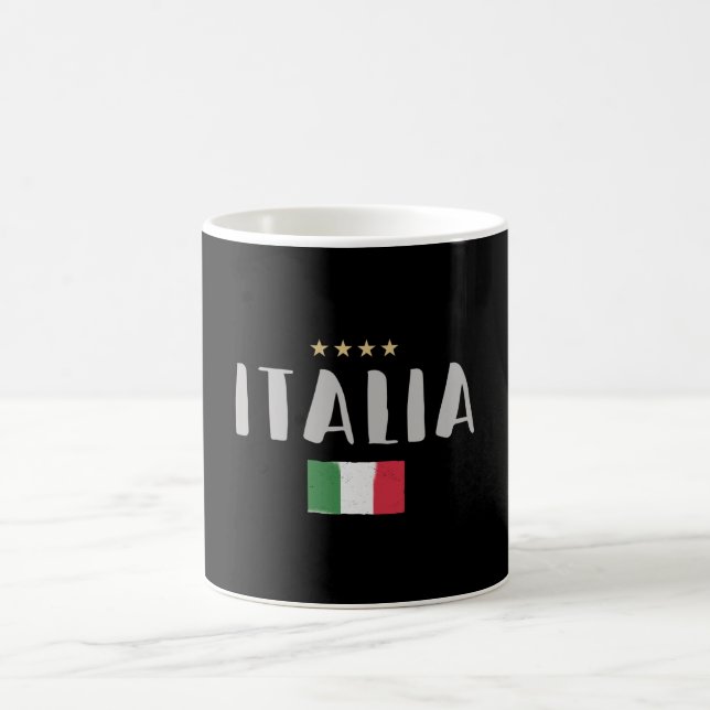 Italy Soccer Football Fan Shirt Flag Kaffemugg (Center)