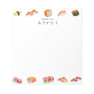 Itamae〈Sushi Chefs) collection ありがとう Japanese Anteckningsblock