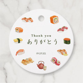 Itamae〈Sushi Chefs） collection ありがとう Japanese Gåvor Etiketter