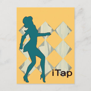 iTap Gal iPod Graphics for Tap Vykort