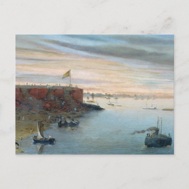 Itapiru, Paraguay, 1866 (olja på arbetsyta) Vykort (Framsida)
