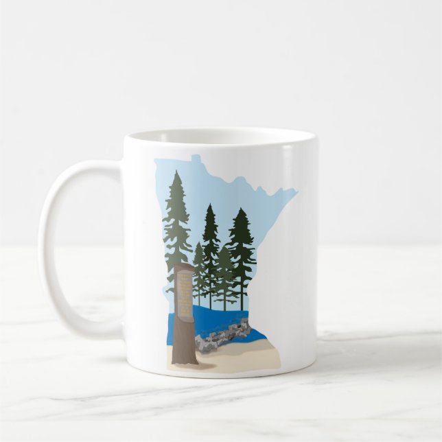 Itasca delstatsparkmugg kaffemugg (Vänster)