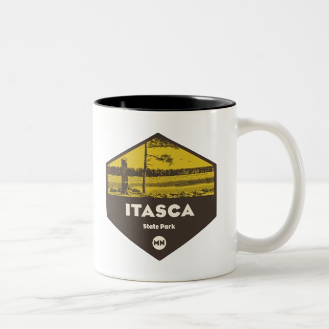 Itasca State Park Minnesota Två-Tonad Mugg (Höger)