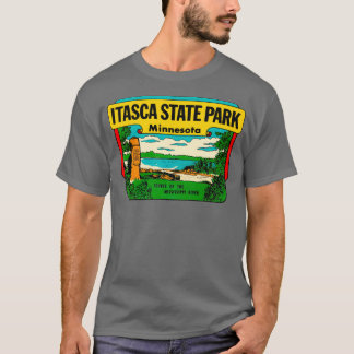 Itasca State Park Minnesota Vintage Travel T Shirt