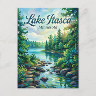 Itasca State Park Minnesota Vykort