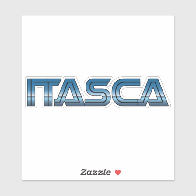 Itasca TX Sticker Klistermärken (Ark)