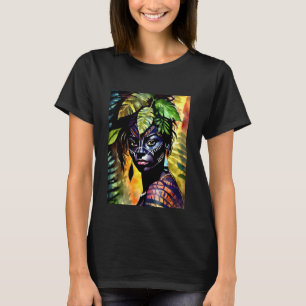 "Itáyara" Målad Fern - Kvinnor i Amazonia T Shirt