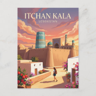 Itchan Kala Uzbekistan Vykort