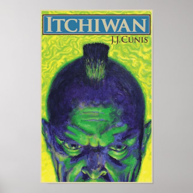 ITCHIWAN AV J. J. CUNIS BOKOMSLAG POSTER (Framsidan)