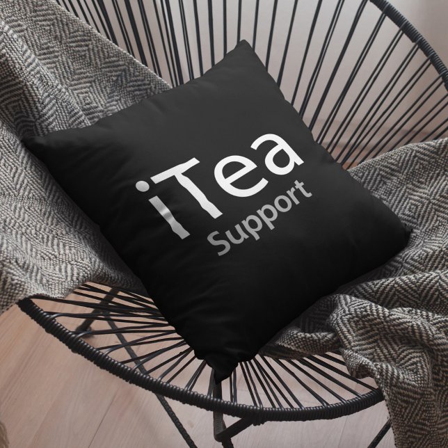 iTea Support - En pappajoke för te-drickare - Roli Kudde (Skapare uppladdad)