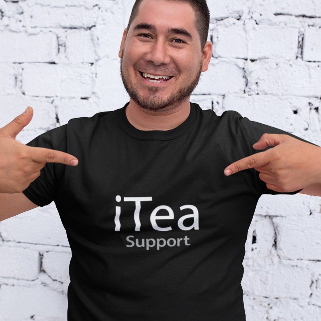 iTea support - En pappajoke för tedrickare T Shirt (Skapare uppladdad)