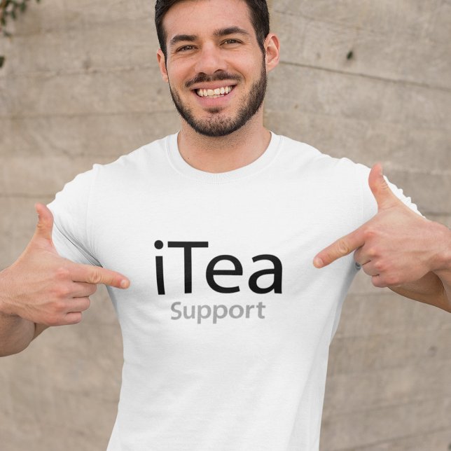 iTea support - En pappaskämt för te-drickare - rol T Shirt (Skapare uppladdad)