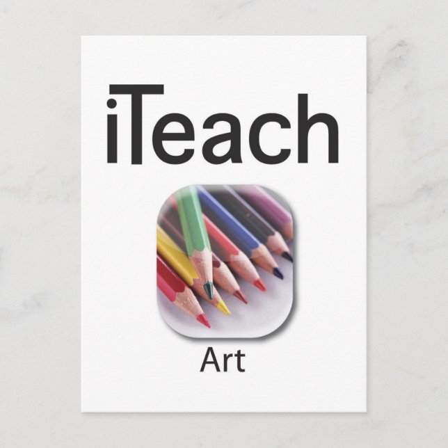 iteachART-vykort Vykort (Framsida)
