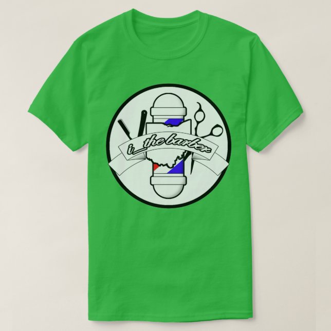 Itebarber-logotyp T Shirt (Design framsida)