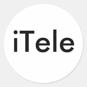 iTele Runt Klistermärke