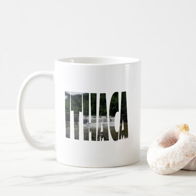 Ithaca är Gorges Kaffemugg (Med munk)