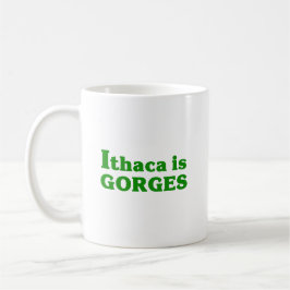 Ithaca är Gorges Kaffemugg