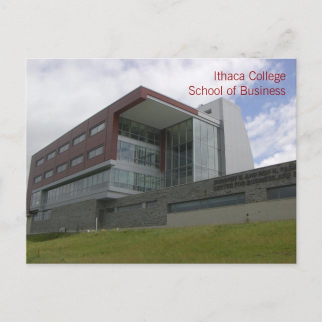 Ithaca College School of Business Vykort (Framsida)