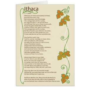 Ithaca kort - tom insida
