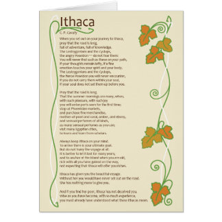 Ithaca kort - tom insida