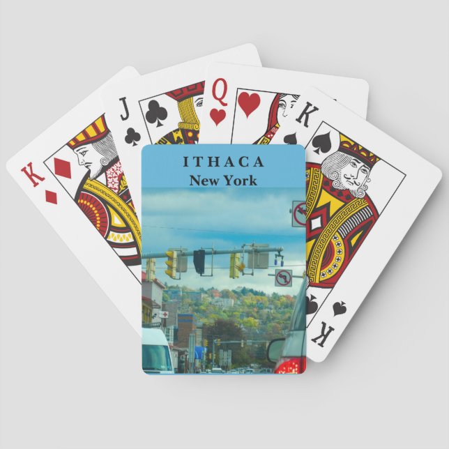 ITHACA NEW YORK  CASINOKORT (Baksidan)