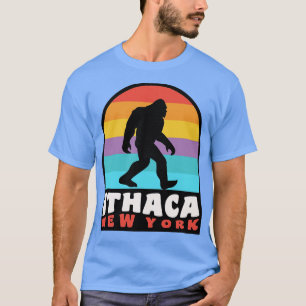 Ithaca New York Finger Sjöar T Shirt
