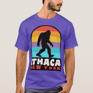 Ithaca New York Finger Sjöar T Shirt
