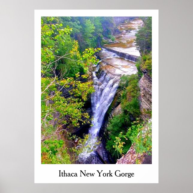 ITHACA NEW YORK GORGE POSTER (Framsidan)