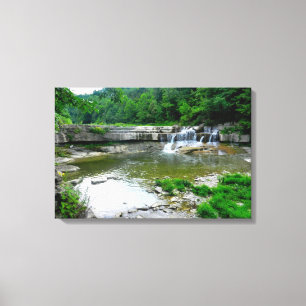 ITHACA NEW YORK GORGE poster Canvastryck