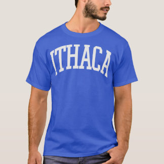 Ithaca New York Ithaca Universiteten Collegiate Ty T Shirt