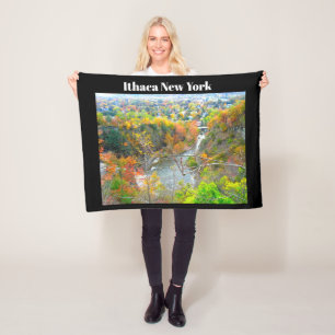 ITHACA NEW YORK KLYFTAN FLEECEFILT