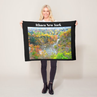 ITHACA NEW YORK KLYFTAN FLEECEFILT