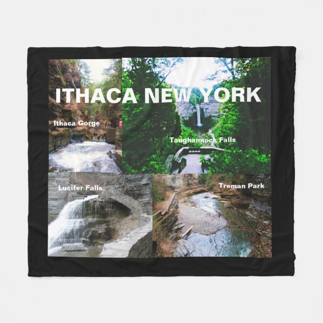 ITHACA NEW YORK PARKER fleece filt (Framsidan (Horisontell))
