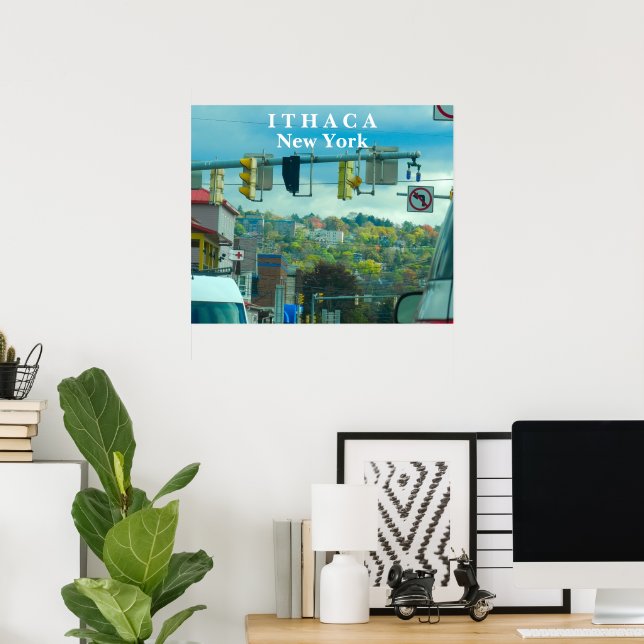 ITHACA NEW YORK  POSTER (Hemmakontoret)