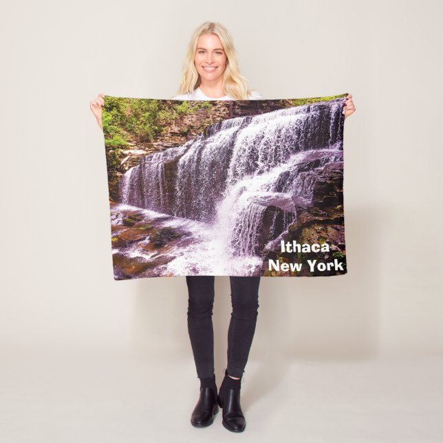 ITHACA NEW YORK VATTENFALL  FLEECEFILT (På plats)