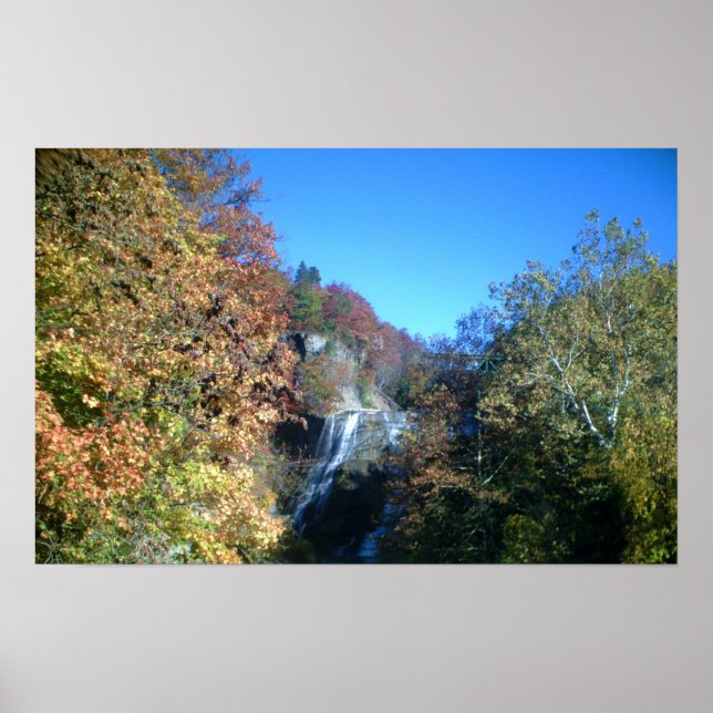 ITHACA NEW YORK WATERFALL poster (Framsidan)