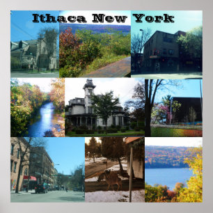 ITHACA, NYA YORK POSTER