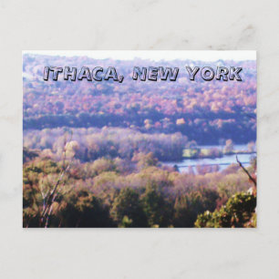 ITHACA, NYTT YORK-vykort Vykort