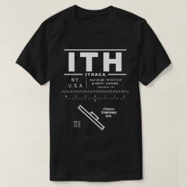Ithaca Tompkins Internationell flygplats ITH T Shirt