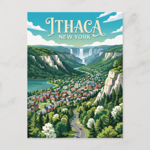 Ithaca USA Vykort