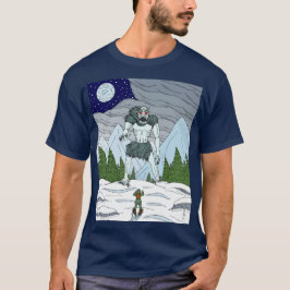 Ithaqua konstig skräckkonst t shirt